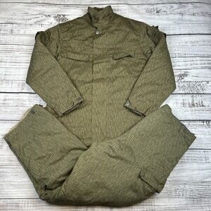 Vtg East German Rain Drop Camo Jacket 40 M Cargo Pants 38x29 Insulated Uniform